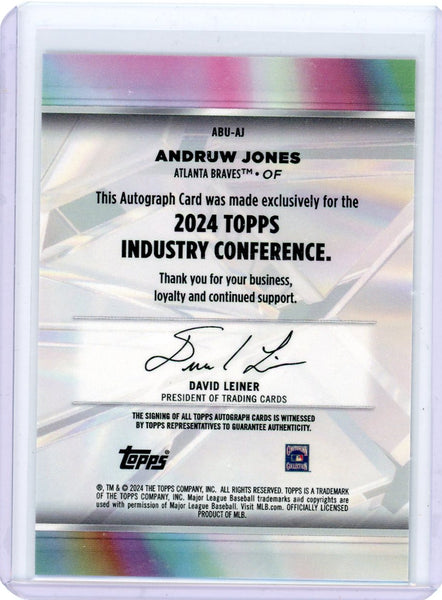 Andruw Jones - 2024 Topps Industry Conference Autograph