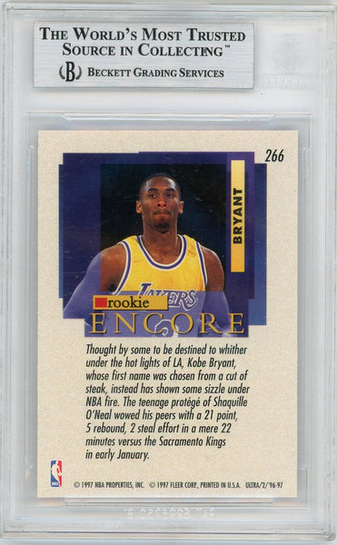 Kobe Bryant - 1996-97 Fleer Ultra Basketball #266 BGS 9 Mint