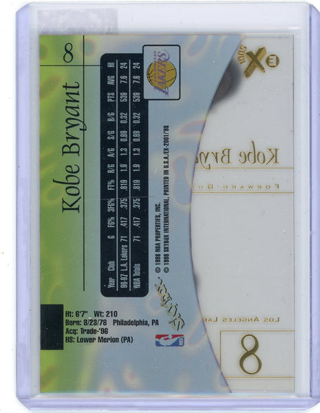 Kobe Bryant - 1998 SkyBox E-X2001 Basketball #8