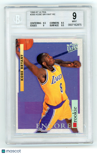 Kobe Bryant - 1996-97 Fleer Ultra Basketball #266 BGS 9 Mint