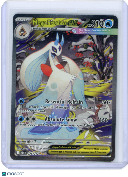 2026 Mega Evolution – Ascended Heroes Mega Froslass EX Holo SAR #275/217