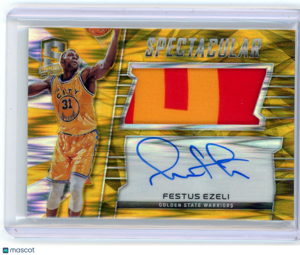 Festus Ezeli - 2016 Panini Spectra Patch Auto Chinese New Year 09/10