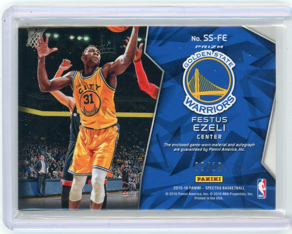 Festus Ezeli - 2016 Panini Spectra Patch Auto Chinese New Year 09/10