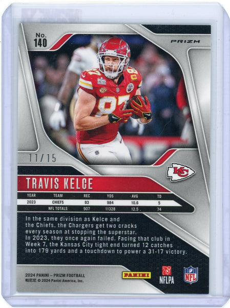 Travis Kelce - 2024 Panini Prizm Football Camo 11/15 #140