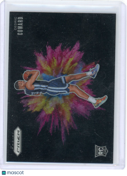 Cedric Coward - 2025 Panini Prizm Black Color Blast Rookie