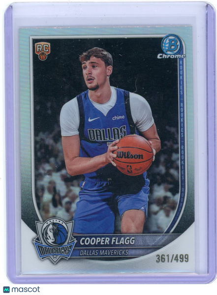 Cooper Flagg - 2025 Bowman Chrome Refractor Rookie /499