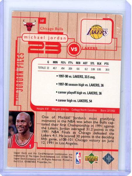 Michael Jordan Kobe Bryant - 1998 Upper Deck The Jordan Files #147