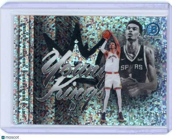 Victor Wembanyama - 2025 Bowman Chrome Young Kings Mini Diamond 122/150