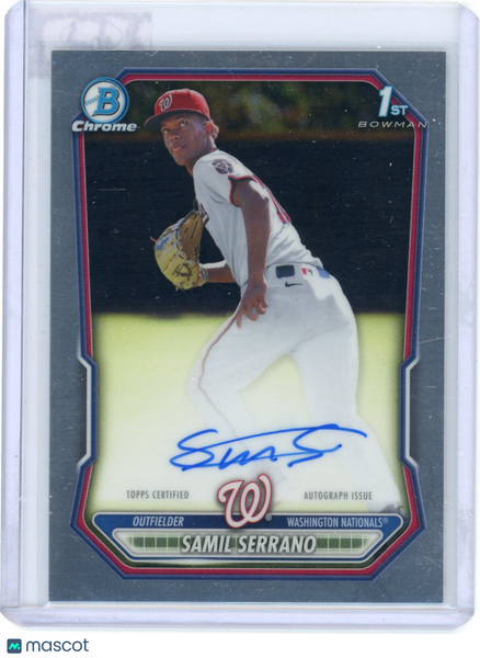 Samil Serrano - 2026 Bowman Chrome 1st Auto CPA-SSE