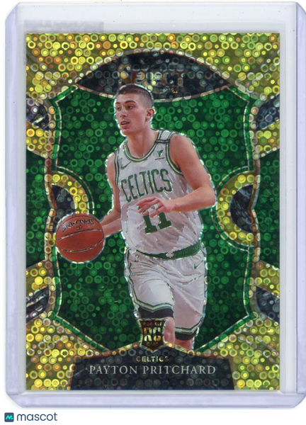 Payton Pritchard - 2020-21  Panini Select Gold Disco Prizm Rookie Concourse 9/10