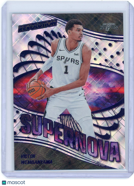 Victor Wembanyama - 2024-25 Panini Revolution Supernova Cosmic 76/99 #23