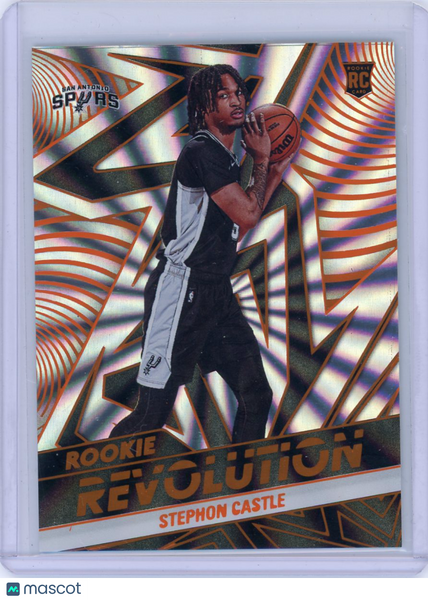Stephon Castle - 2024-25 Panini Revolution Rookie Revolution Sunburst RC 22/75