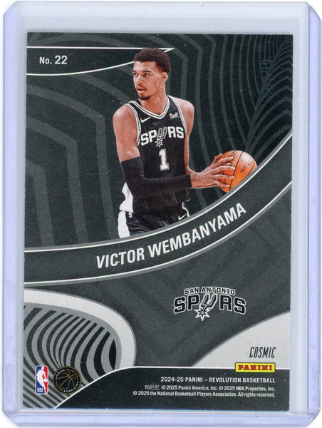 Victor Wembanyama - 2024-25 Panini Revolution Showstoppers Cosmic 86/99