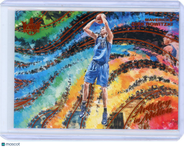 Dirk Nowitzki - 2024-25 Panini Court Kings Artistry in Motion Orange 10/99 #23