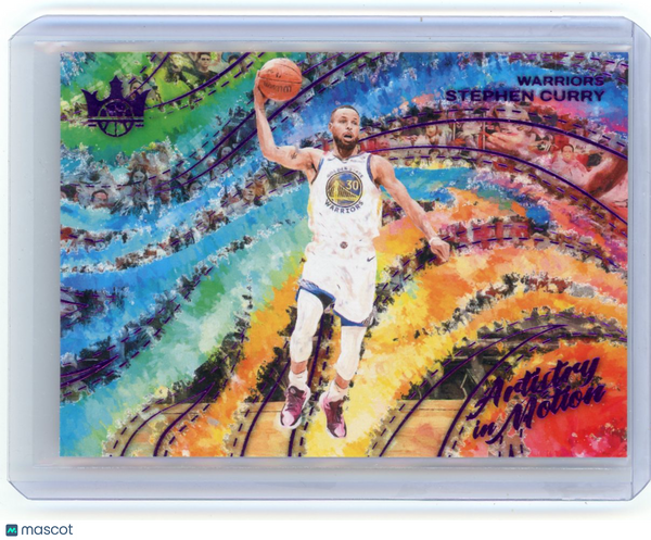 Stephen Curry - 2024-25 Panini Court Kings Artistry in Motion 04/15 Purple #4
