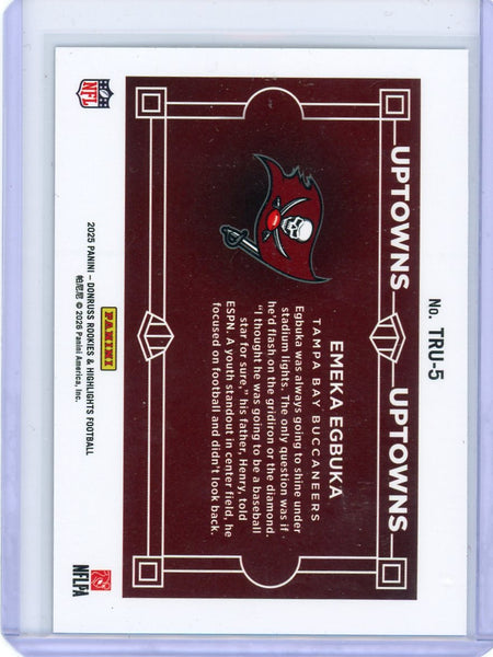 Emeka Egbuka - 2025 Donruss Green Rookie Uptowns The Rookies