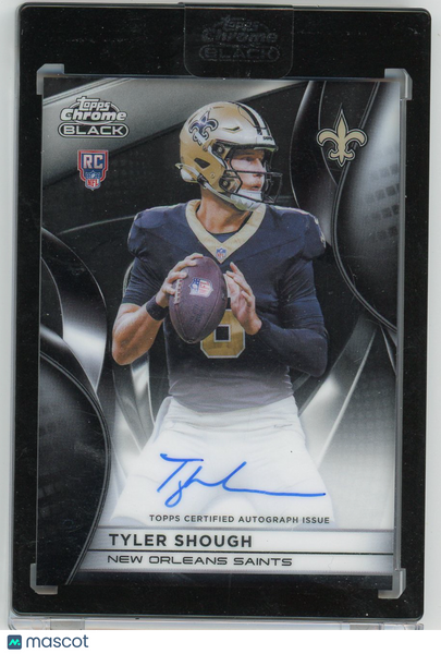 Tyler Shough - 2025 Topps Chrome Black Rookie Auto RAU-TS