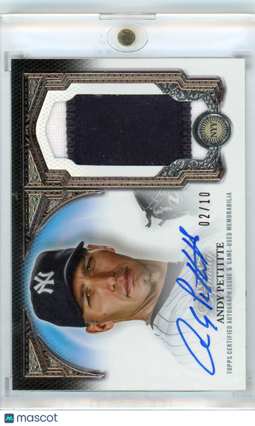 Andy Pettitte - 2023 Topps Dynasty Game Used Patch Auto 2/10