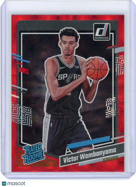 Victor Wembanyama - 2023-24 Donruss Panini Red Laser Rated Rookie #220