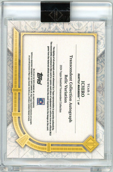 Ichiro - 2024 Topps Transcendent Collection Autograph Relic Variation 18/25