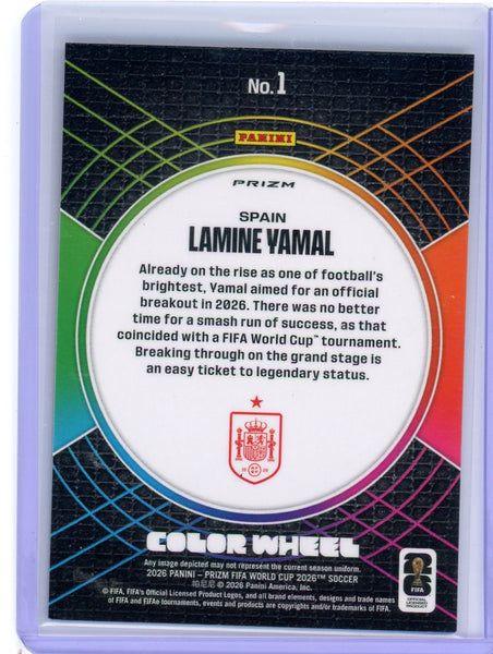 Lamine Yamal - 2026 Panini Prizm FIFA World Cup Color Wheel