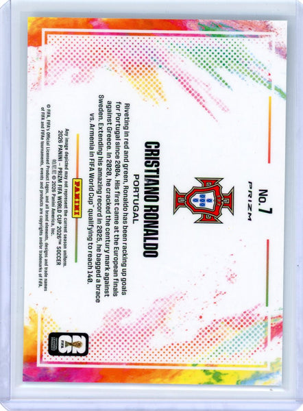 Cristiano Ronaldo - 2026 Panini Prizm FIFA World Cup Color Blast