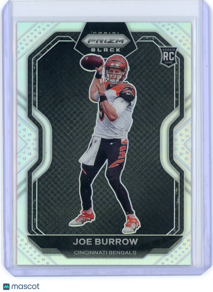 Joe Burrow - 2020 Panini Chronicles Prizm Black Rookie Card PB-1