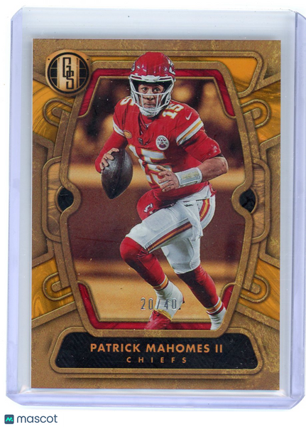 Patrick Mahomes II - 2024 Panini Gold Standard 20/40 Citrine #46