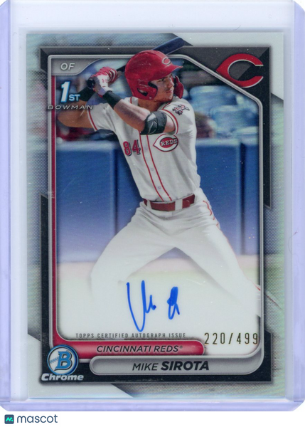 Mike Sirota - 2024 Bowman Chrome Refractor Auto 220/499