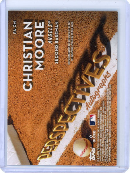 Christian Moore - 2026 Topps Chrome Perspectives Rookie Auto 52/99