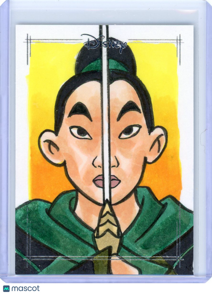 MULAN - 2023 Disney 100 Art Sketch Card 1/1 by NOVAL HERNAWAN
