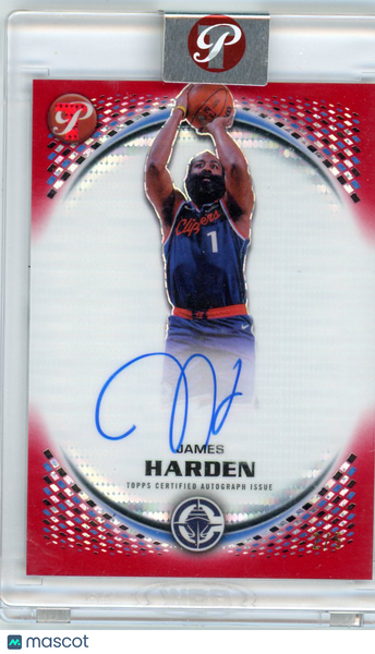 James Harden - 2026 Topps Pristine Basketball Red auto 2/5