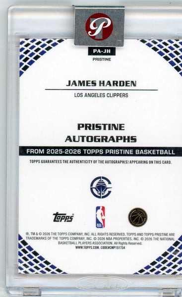 James Harden - 2026 Topps Pristine Basketball Red auto 2/5