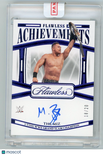 The Miz - 2024 Panini WWE Flawless Achievements Sapphire Auto 18/20