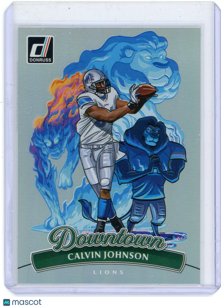 Calvin Johnson - 2025 Panini Donruss Football Downtown Case Hit SSP #4