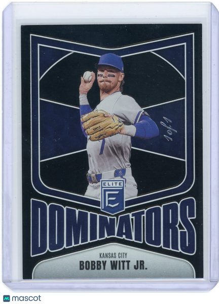 Bobby Witt Jr. - 2026 Panini Donruss Elite Baseball Black 1/1 Dominators #1