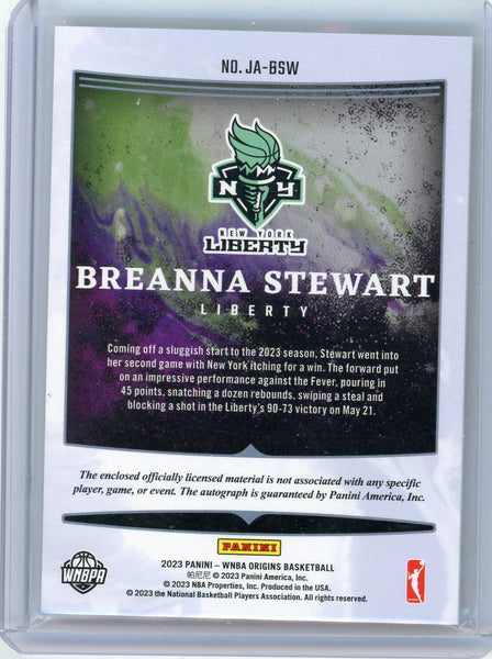 Breanna Stewart - 2023 Panini Origins Auto Memorabilia