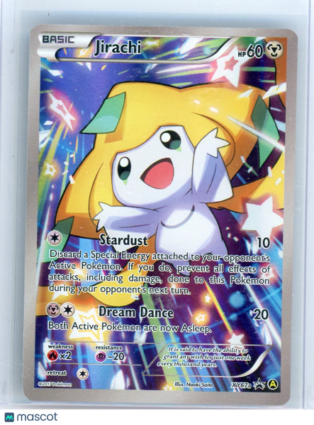 2016 Steam Siege Jirachi Holo Black Star Promo FA #XY67a