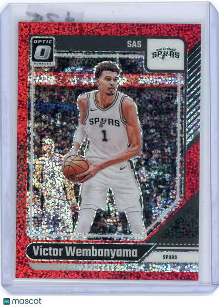 Victor Wembanyama - 2024-25 Panini Donruss Optic Red Glitter #45