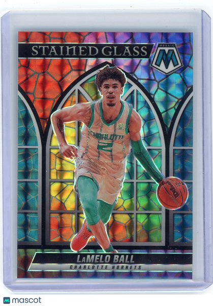 LaMelo Ball - 2021-22 Panini Mosaic Basketball Stained Glass Case Hit #6