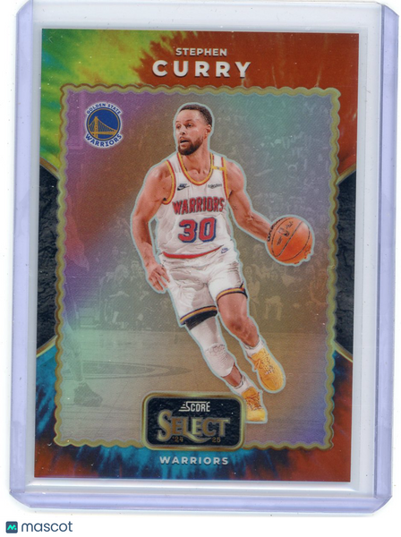 Stephen Curry - 2024-25 Panini Select Score Tie-Dye Prizm 08/25 #5
