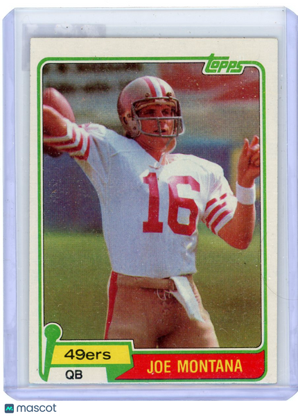 Joe Montana - 1981 Topps Rookie #216