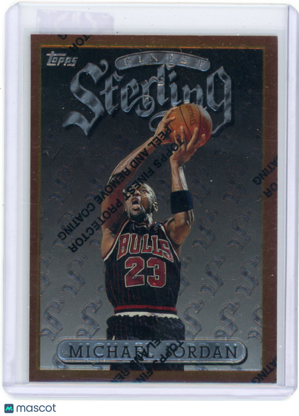 Michael Jordan - 1996 Topps Finest Basketball Sterling #50 S23