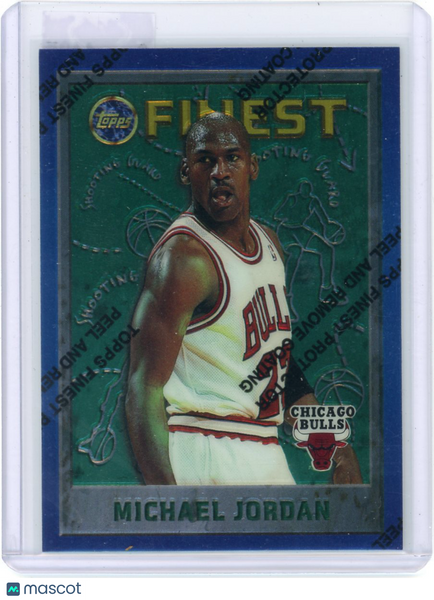 Michael Jordan - 1996 Topps Finest Basketball #229 Bulls (A)