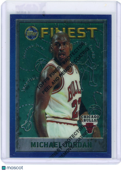 Michael Jordan - 1996 Topps Finest Basketball With Coating Peel #229 (B)