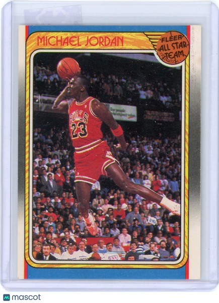 Michael Jordan - 1988 Fleer Basketball All Star Team #120