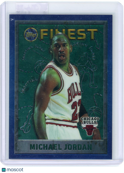 Michael Jordan - 1996 Topps Finest Basketball NO PEEL COATING #229 (C)