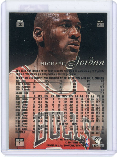 Michael Jordan - 1997 Flair Showcase Fleer Row 2