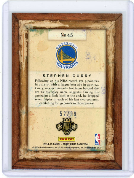 Stephen Curry - 2014 Panini Court Kings Portraits Red 52/99