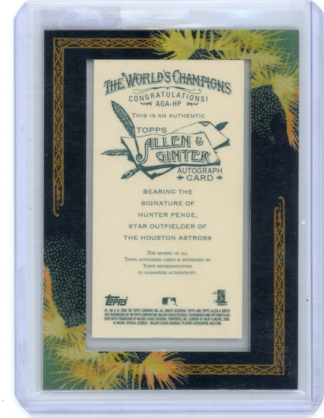 Hunter Pence - 2008 Topps Allen & Ginter Auto Framed